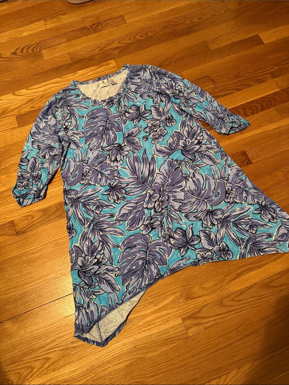 Caribbean Joe shark bite floral dress - Picture 4 of 8